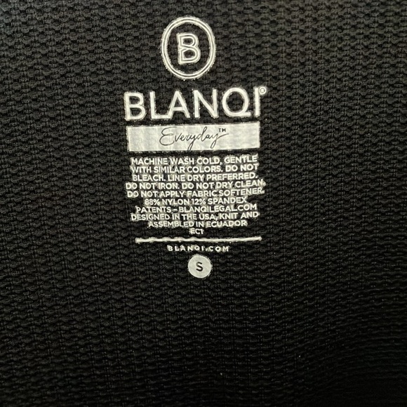 NWT BLANQI Maternity High Waist Black Athletic Shorts - Picture 5 of 5